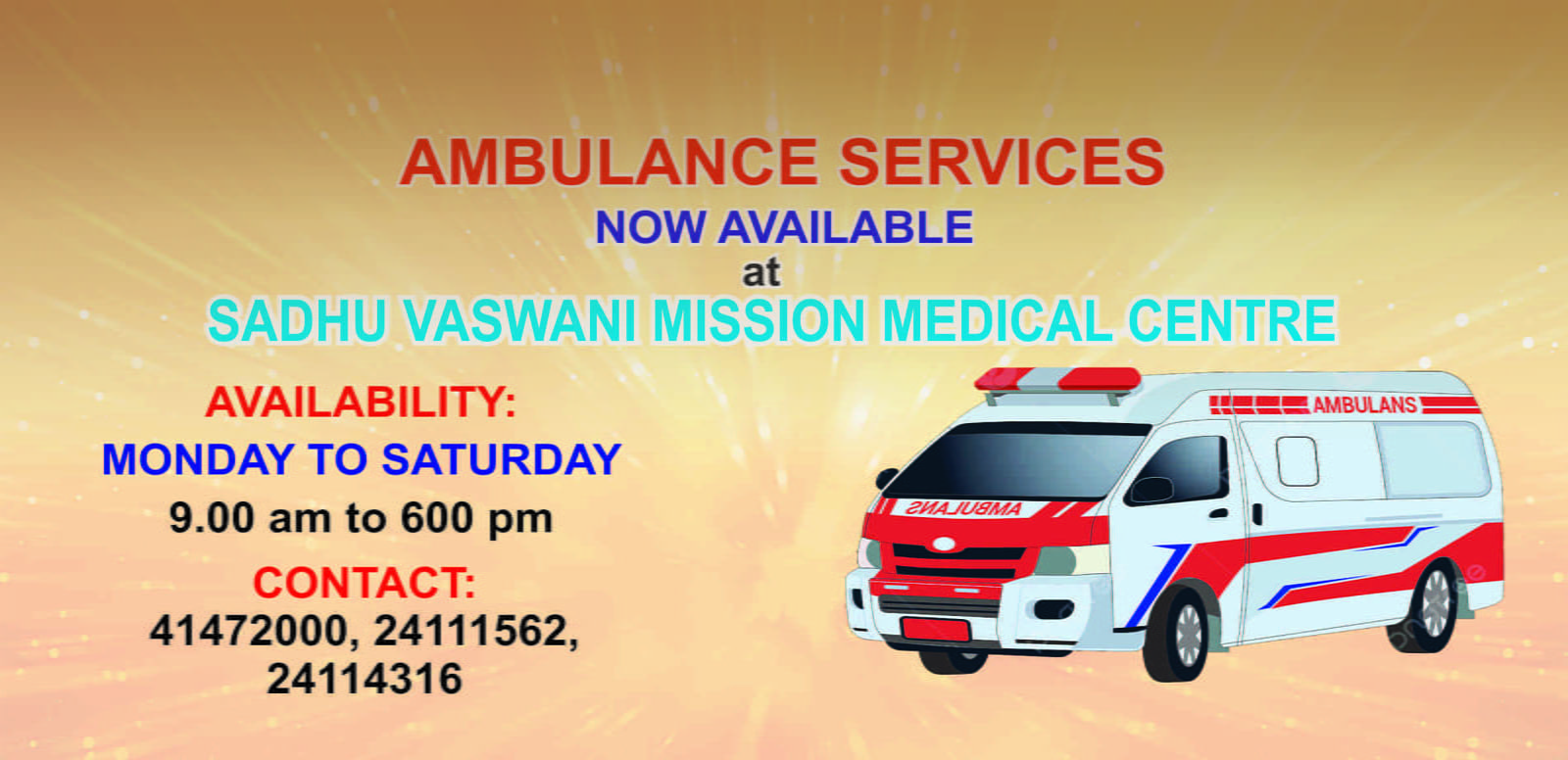 Ambulance Leaflet