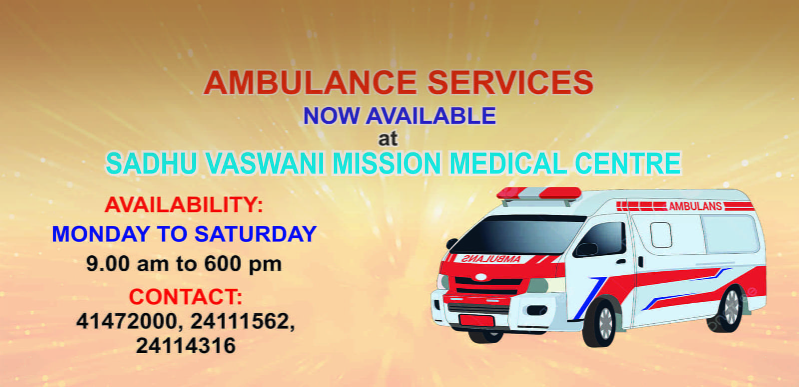 Ambulance Leaflet